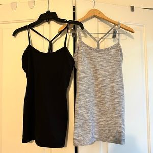 Pair of Lululemon Power Y Tanks sz 8